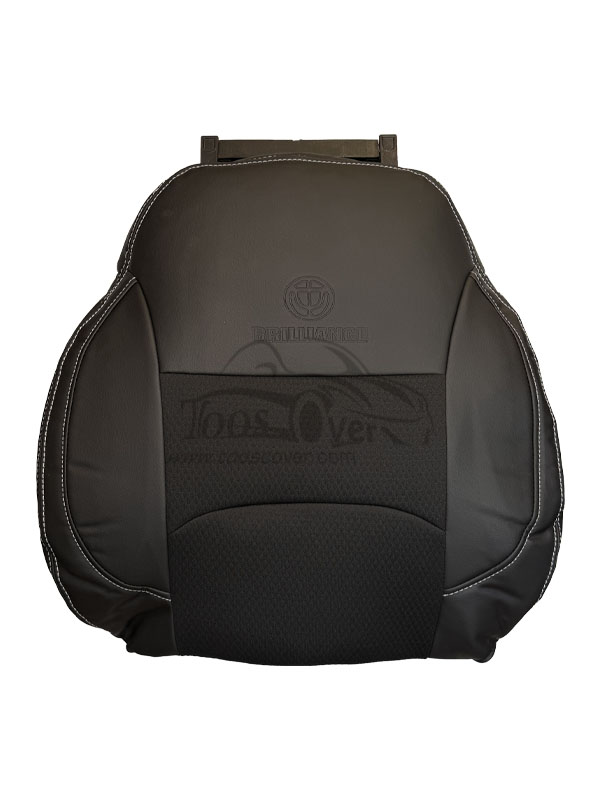 روکش صندلی برلیانس 230 - 220 چرم وسط مخمل مشکی