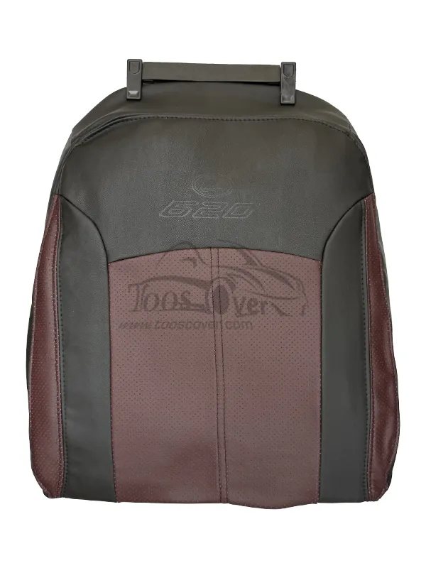 روکش صندلی لیفان 620 چرم مشکی زرشکی