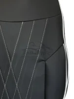 روکش صندلی جک j4 طرح ماکان چرم مشکی دوخت و نوار سفید کد 3663 - Image 2