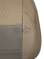 روکش صندلی رنو سفران چرم کرم بژ وسط سدری کد 9002 - Image 2