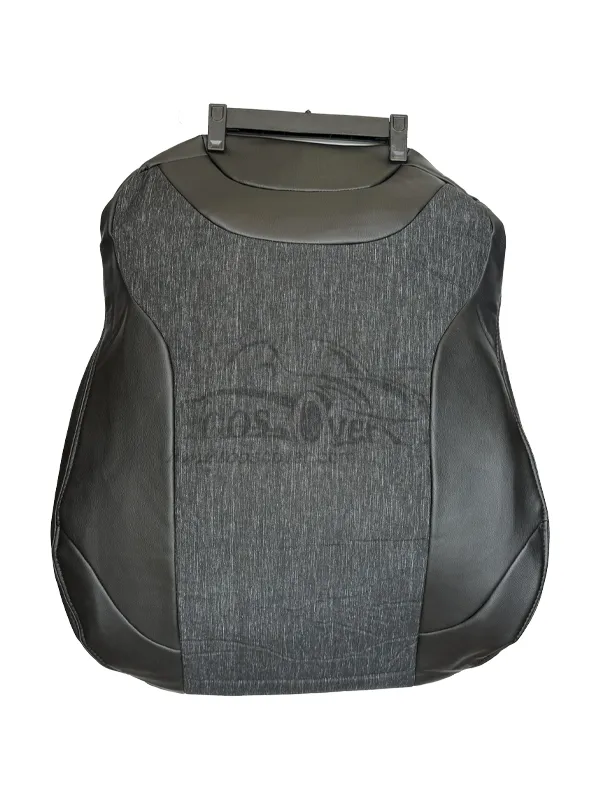 روکش صندلی فولکس ID4 چرم مشکی وسط پارچه