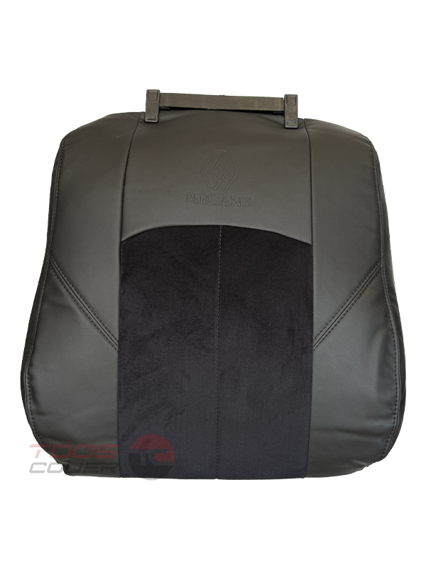 روکش صندلی رنو مگان 2000 چرم وسط مخمل مشکی