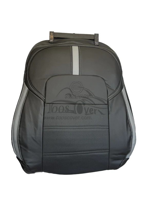 روکش صندلی نیسان سیلفی چرم مشکی طوسی