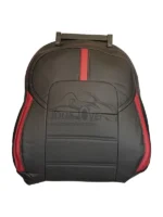 روکش صندلی نیسان سیلفی چرم مشکی قرمز