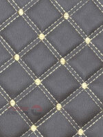 روکش صندلی ام وی ام x33 قدیم چرم قهوای وسط گلدوزی کرم -کد 2743 - Image 4