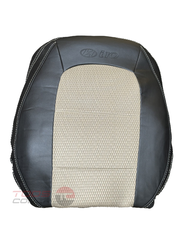 روکش صندلی هیوندا i10 چرم مشکی وسط اسپایس